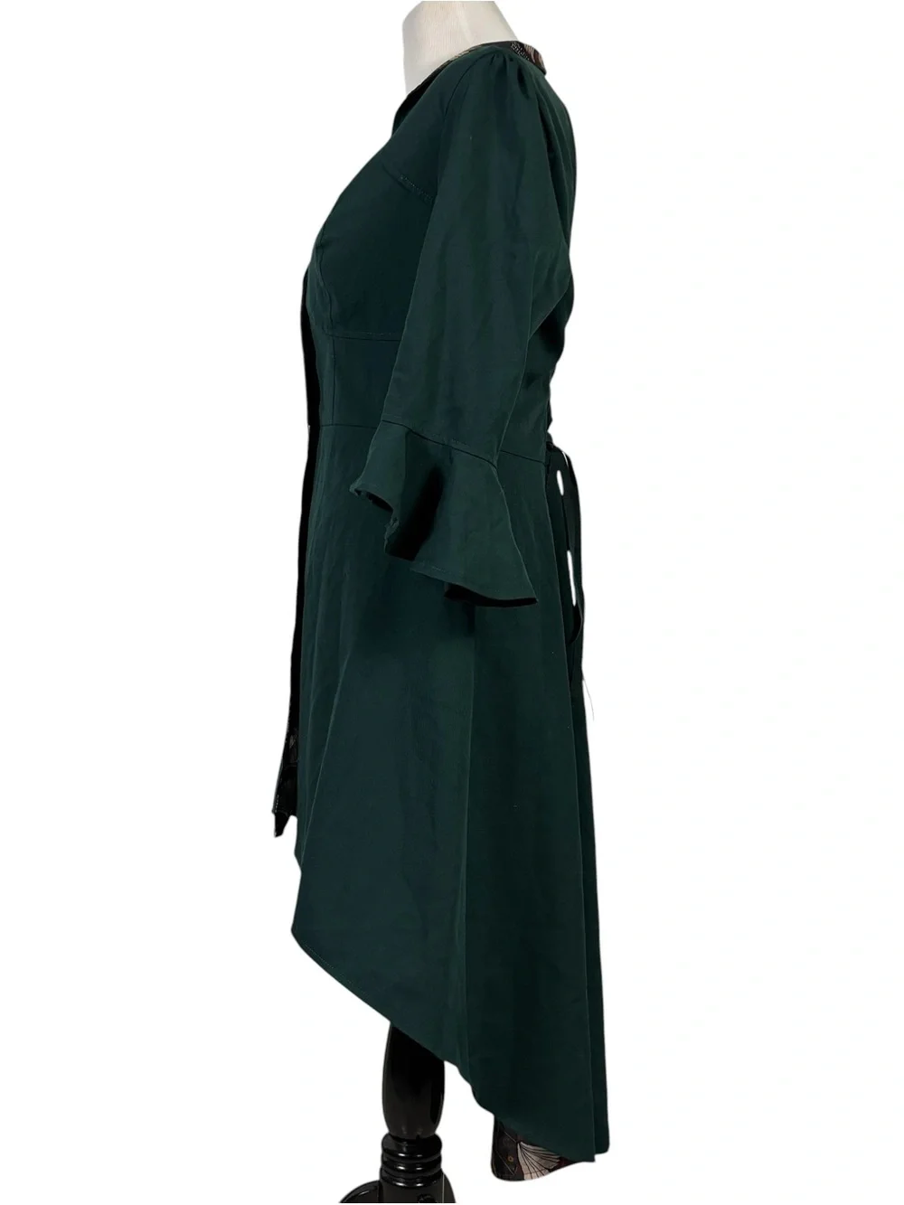 Harry Potter Hot Topic Textbook Overcoat Women Size XL Green Jacket Coat Corset